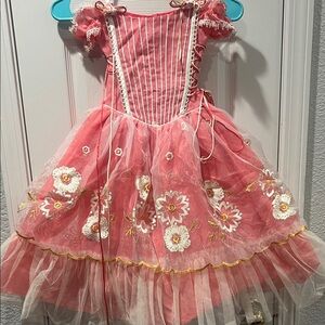Pink Floral Kids Costume